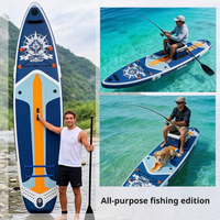 Planche de paddle gonflable SUP, planche de pêche en PVC, équipement de sports nautiques, planche de paddle pour la pêche à la ligne