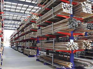 מדפי cantiamel כבד משמשים לאחסון חומרה, צינורות פלדה, צינורות ולוחות - Product Image 2