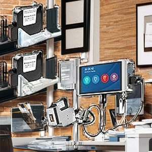 100 mét mã QR nhanh khô máy in phun 600dpi tự động trực tuyến Mã hóa máy xách tay màn hình cảm ứng biến ngày hết hạn - Product Image 3