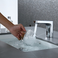 Robinet automatique à capteur HY-167D, design moderne, montage sur plan de travail, pour salle de bain et cuisine, robinet intelligent sans contact pour évier