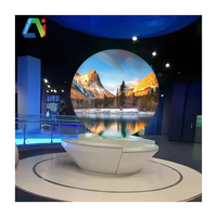 Panneau LED Flexible créatif haut de gamme 0.4m0.5m0.8m1.2m taille personnalisée LED boule sphérique LED panneau d'affichage d'écran de sphère vidéo