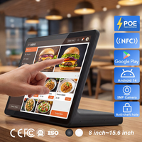 PC de bureau tout-en-un 11 pouces PoE, tablette Android en forme de L 280 Nits, kiosque PC AIO avec WiFi 6 et Bluetooth 5.4