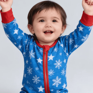 Abbigliamento per Neonati all'Ingrosso Pronto per la Spedizione, Tutina con Zip in Bambù Organico e <span class=keywords><strong>Set</strong></span> Pigiama 2 Pezzi Ecologico - Product Image 1