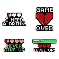 En gros : Pins de jeu en métal, badges en métal style pixel 'Game Over' tendance, et pins en émail souple style anime pour vêtements
