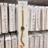 Gelang Jam Tangan Rantai Baja Anti Karat Tahan Air Grosir, Bebas Noda, dengan Pesona Angka Romawi dan Motif Kunci Yunani