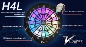 <strong>VDARTS</strong> Professional Competition Soft Dart Board H4L Electronic Bluetooth Networking Target for Home and Commercial Use