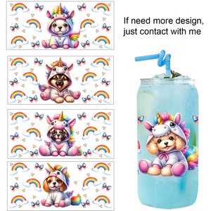 UV DTF Cup Wrap <strong>Transfers</strong> <strong>Transfer</strong> Printing Glass <strong>Window</strong> Sticker <strong>Transfer</strong> Film Sheet AB a B UV DTF Film Roll - Product Image 5