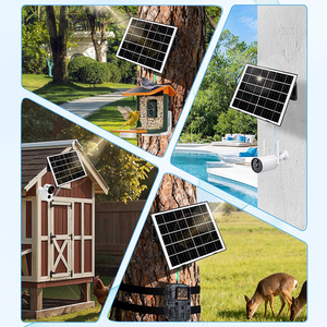 Panneaux solaires monocristallins ALECTER 15W, haute efficacité 23%, étanches IP65, 6V, noirs, certifiés CE, pour la sécurité extérieure portable - Product Image 5
