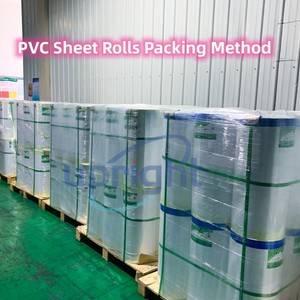 Upright Cutting Moulding Thermoforming PVC Plastic Packaging Sheet Roll Rigid UV Printed Film