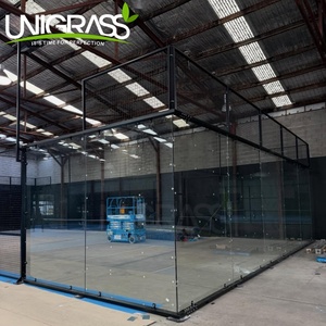 Vente en gros OEM ODM, logo personnalisé, couleur et taille sur mesure, structure en acier galvanisé à chaud, terrain <span class=keywords><strong>de</strong></span> padel - Product Image 6