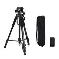 Trépied de studio photo numérique portable et extensible T180 léger pour appareil photo, smartphone et selfie