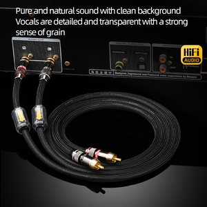 CANARE 6N OFC Hi-End Audio Video RCA macho Cable de interconexión amplificador de potencia altavoz cable de señal para aplicación de micrófono - Product Image 6