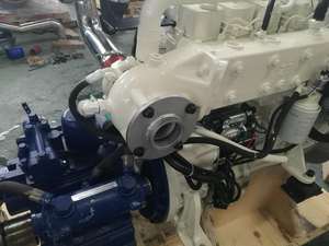 Китайские собранные судовые дизельные двигатели Cummins 4BTA3.9 3.9 л 120 л.с. с электрическим приводом, 4-цилиндровые, для основного тягового двигателя лодки, с редуктором и насосом - Product Image 3