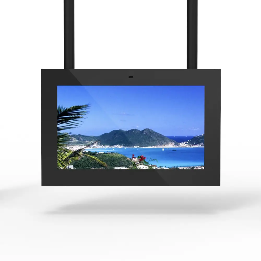 outdoor-werbemaschine mit 2500 nits hoher helligkeit bildschirm display 50 zoll wandmontierte lcd-displays