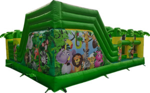 Thương mại rừng động vật chủ đề Inflatable Bounce House công viên giải trí trượt lâu đài - Product Image 4