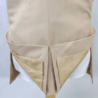 Setelan Jas Pria Bisnis Slim Fit Khaki (Jaket+Celana) Model Notch Dua Belahan Murah untuk Pesta Pernikahan MS3608