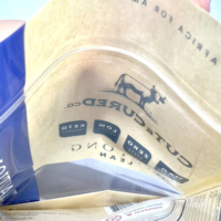 Sachet Doypack Personnalisé en Aluminium Recyclable Refermable avec Fenêtre pour Échantillons