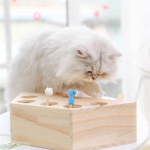 Juguete interactivo para gatos, palo de juguete para mascotas, diseño oculto, whack-a-mole, venta al por mayor - Product Image 2