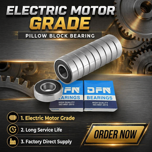 Roulement à billes à gorge profonde haute vitesse pour moteur électrique DFN Brand 6205 6206 6209 6210 6211 6212 6213 6214 6215 6216 ZZ <span class=keywords><strong>2RS</strong></span> C3 P0 - Product Image 1