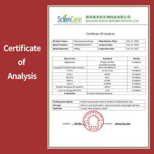 Bột Crom <span class=keywords><strong>Picolinate</strong></span> Chất Lượng Cao Cấp Thực Phẩm 99% Độ Tinh Khiết Bột Crom <span class=keywords><strong>Picolinate</strong></span> - Product Image 4