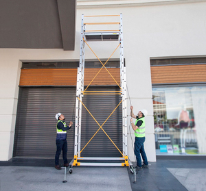 Torre Elevadora Hidráulica Vertical de Aleación de Aluminio Anta con Certificación CE, 10m, Escalera de Seguridad Antideslizante en Venta - Product Image 3