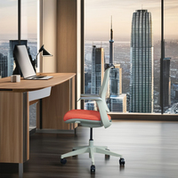 Chaise de bureau moderne et confortable Chaises de travail pour le personnel Maille pivotante Vente en gros Pas cher Chaise élévatrice À la mode Cadeira De
