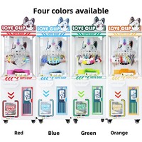 Distributeur automatique de porte-clés en peluche de haute qualité, opportunité commerciale à faible coût, prise US, 4 couleurs au choix