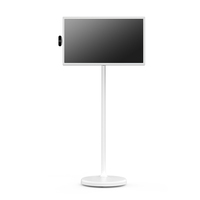 Mesin Live Streaming HD 24 32 inci, monitor Lcd WIFI layar sentuh TV pintar dengan baterai bawaan dapat dipindah, monitor Lcd