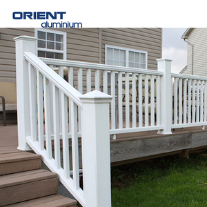 ราวบันไดอลูมิเนียมราวบันไดราวบันไดสำหรับระเบียงดีไซน์ทันสมัยปรับความสูงได้ตามต้องการ - Product Image 2