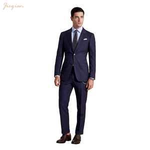 Traje <span class=keywords><strong>de</strong></span> Hombre Estilo 'Old Money' 2026, Traje Italiano a Medida <span class=keywords><strong>de</strong></span> Lana, Corte Entallado, <span class=keywords><strong>para</strong></span> Oficina y Bodas, MOQ Bajo - Product Image 1