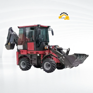 Cheap Price 3500 kg WZ35-10 Backhoe Loader Rated Load 1 Ton <b>Small</b> Two Headed Heart H-shaped Legs Excavator Loader - Product Image 1