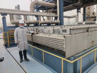 Condenseur à air refroidi par air pour la production d'énergie à partir de chaleur résiduelle des centrales thermiques