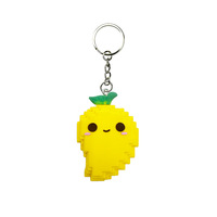 Porte-clés personnalisé en PVC 3D épaissi sur mesure avec impression de logo pour figurine de dessin animé, cadeau promotionnel