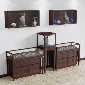 Vetrina per Gioielli di Lusso dal Design Moderno, Espositore a Isola in Vetro Personalizzato, Caratteristiche Impermeabili ed Ecologiche - Product Image 3