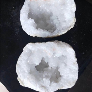 Roche de Quartz naturel brillant, pierre en cristal naturel, géode, Agate blanche, pour cadeaux, vente en gros, - Product Image 5