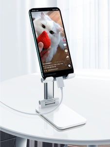 Xinrunjin Material de PVC estilo Simple diseño creativo multifuncional escritorio teléfono móvil soporte plegable regalo promocional - Product Image 2