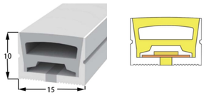 أنبوب نيون سيليكون مقاوم للماء IP67 كم درجة شكل مربع مع ميزة قابلة للإضاءة - Product Image 4