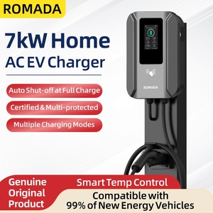 เครื่องชาร์จรถยนต์ไฟฟ้าแบบติดผนัง 7KW ชนิดที่ 2 ควบคุมอุณหภูมิแบบคู่อัจฉริยะ - Product Image 3