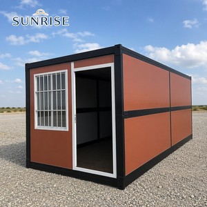 บ้านคอนเทนเนอร์พับได้ระบายอากาศดี รุ่นซันไรส์ ดีไซน์ทันสมัย เหมาะสำหรับห้องนอน บ้านไร่ สำนักงาน ห้องนั่งเล่น - Product Image 1