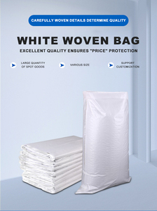 Nhựa <span class=keywords><strong>PP</strong></span> dệt túi màu trắng với đa năng nông nghiệp bao bì PolyPropylene không gian tiết kiệm - Product Image 3