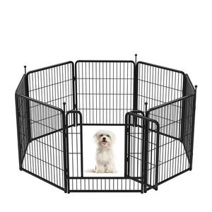 Fabrika doğrudan yüksek kaliteli metal büyük açık çit köpek çit metal çit - Product Image 4