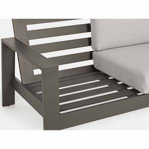Meubles de jardin en aluminium Ensembles de jardin Accoudoir de patio Chaise Table <span class=keywords><strong>Terrasse</strong></span> Balcon Canapés d'arrière-cour Groupe de sièges <span class=keywords><strong>pour</strong></span> la vie en plein air - Product Image 4
