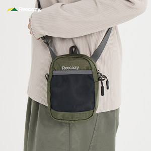 Reecozy Sac bandoulière compact unisexe en nylon avec fermeture éclair pour téléphone portable <span class=keywords><strong>et</strong></span> accessoires de vélo, idéal pour les trajets quotidiens en extérieur - Product Image 4