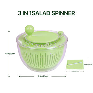 Ensemble multifonctionnel <span class=keywords><strong>essoreuse</strong></span> à <span class=keywords><strong>salade</strong></span> et râpe |   Cadeau promotionnel de cuisine avec logo personnalisé - Product Image 2