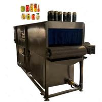Pasteurisateur Stérilisateur Tunnel Continu Compact Personnalisable pour Bouteilles, Bocaux, Canettes et Récipients Alimentaires (Bière, Vin, Cornichons, Sauces, Ketchup, Jus, Confitures)