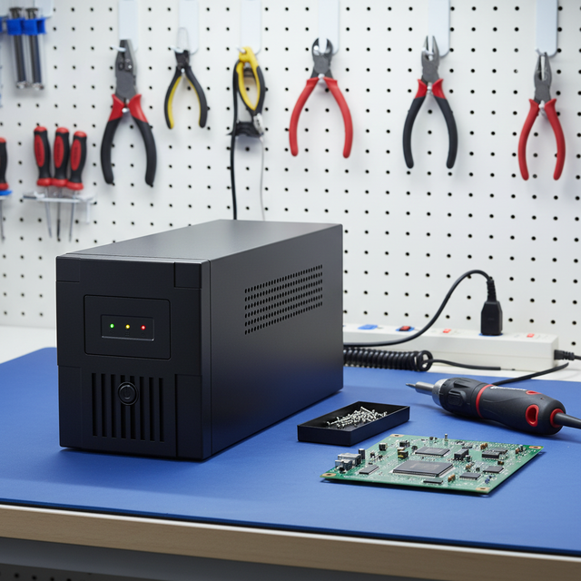 1500VA Standby UPS Power Supply Single Phase Lead Acid Battery Backup for Security Systems with LED USB WiFi CE RoHS System