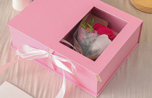 Xinrunjin Kit de souvenirs pour femmes boîte-cadeau verte Bouquet de fleurs aromathérapie décoré anniversaire noël mariage coffret cadeau pour - Product Image 5