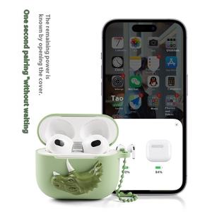 Étui de protection pour Pro, design de <span class=keywords><strong>dinosaure</strong></span> de dessin animé tendance et créatif de 3e génération, en silicone écologique anti-chute - Product Image 3