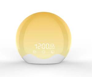 Réveil Lumière du Jour pour les Dormeurs Profonds, Lampe Réveil au Lever du <span class=keywords><strong>Soleil</strong></span> pour Enfants, Réveil Lumière du <span class=keywords><strong>Soleil</strong></span> avec 6 Sons de la Nature et 12 Couleurs - Product Image 3