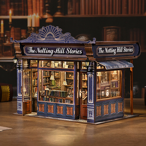 Kit Fai-da-Te <span class=keywords><strong>di</strong></span> Lusso per Libreria Notting Hill, Miniatura con Luce LED, Decorazione per la Casa, Regalo <span class=keywords><strong>di</strong></span> Natale/Compleanno - Product Image 1
